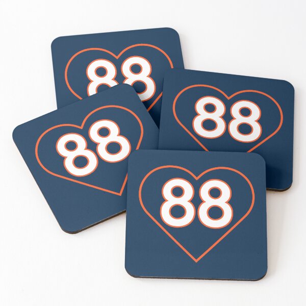 Item preview, Demaryius Thomas Heart 88 designed and sold by EscherTDesigns.