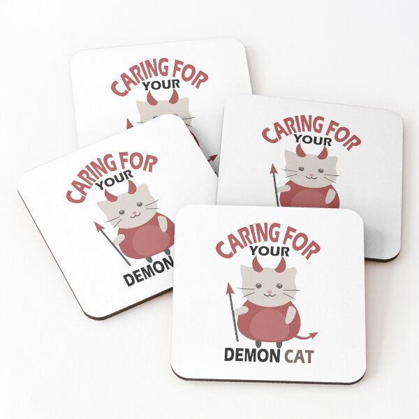 Item preview, Caring For Your Demon Cat designed and sold by Grimecrom.