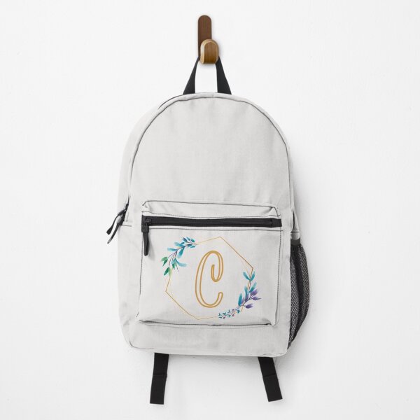 Item preview, Cursive Letter C Floral Frame designed and sold by LetterMom.