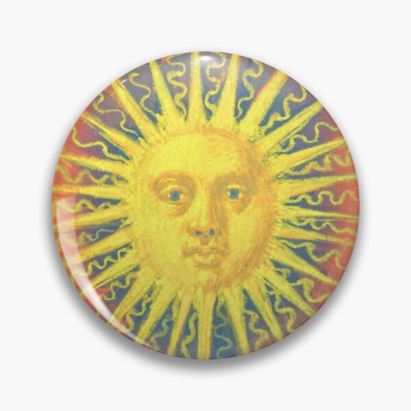 Item preview, Blazing Sun From Splendor Solis Illuminated Manuscript by Salomon Trismosin - 1582 designed and sold by IridescentSea.