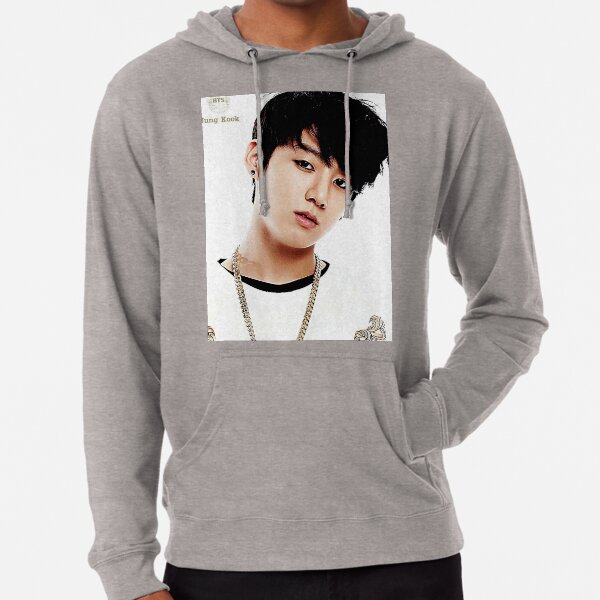 Jungkook discount grey hoodie