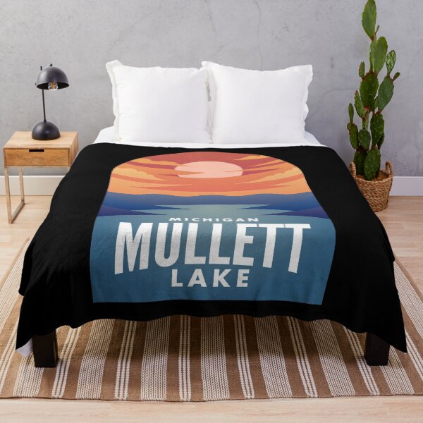 Item preview, Mullett Lake MI Retro Sunset designed and sold by HalpinDesign.