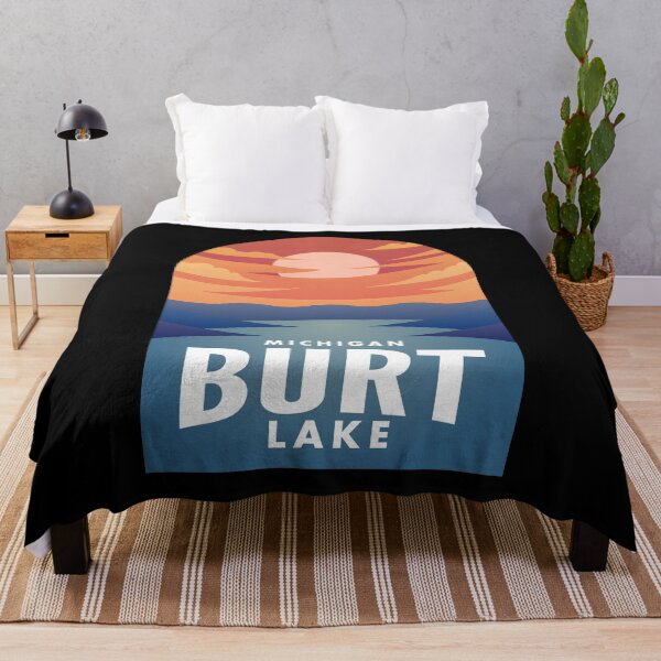 Item preview, Burt Lake MI Retro Sunset designed and sold by HalpinDesign.