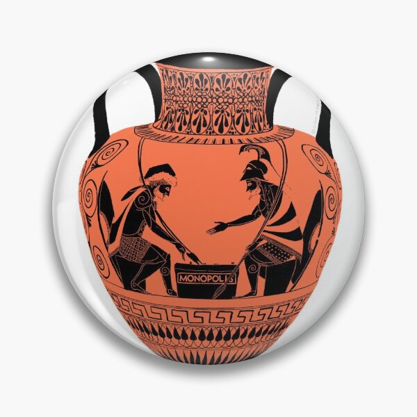 Item preview, Ajax and Achilles Play Monopoly designed and sold by ClassicsForPlebs.