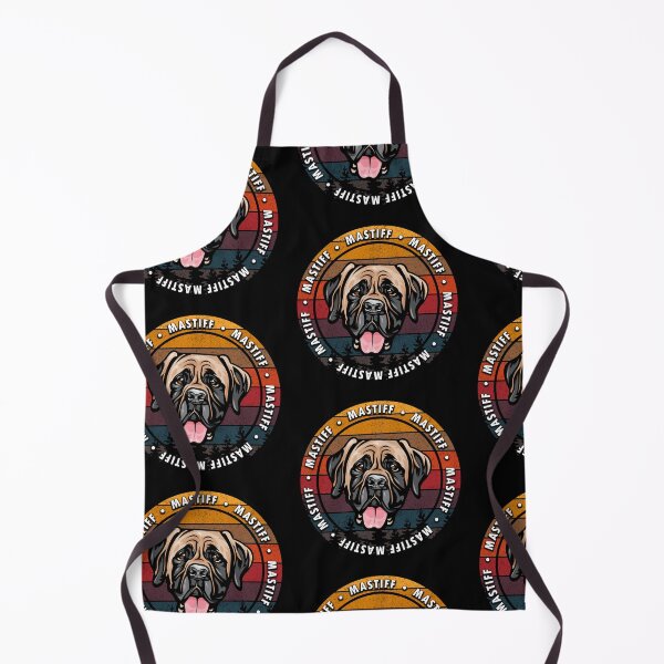 Item preview, Mastiff distressed sunset retro dog face design designed and sold by SamRVstore.