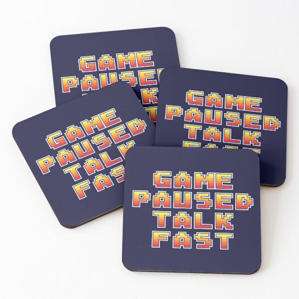 Item preview, Game paused talk fast gamer funny meme designed and sold by SweetLog.