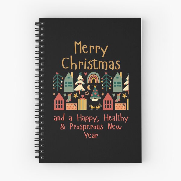 Item preview, Merry Christmas and a Happy, Healthy & Prosperous New Year designed and sold by Scribblehound.