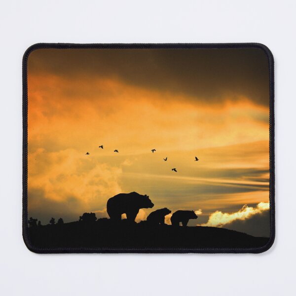 Item preview, Bear Family in a Sunset designed and sold by Stephanie Laird.
