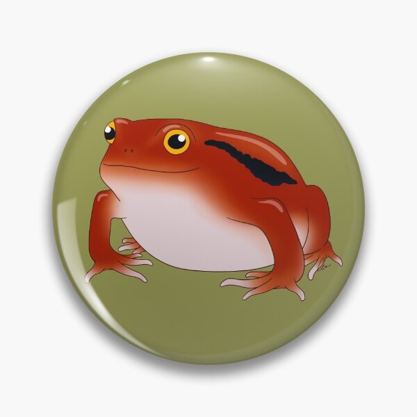Item preview, Tomato Frog Smiling designed and sold by anacecilia.