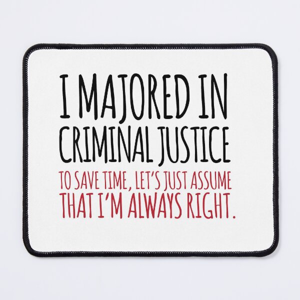 Item preview, Majored in Criminal Justice designed and sold by remoteart.