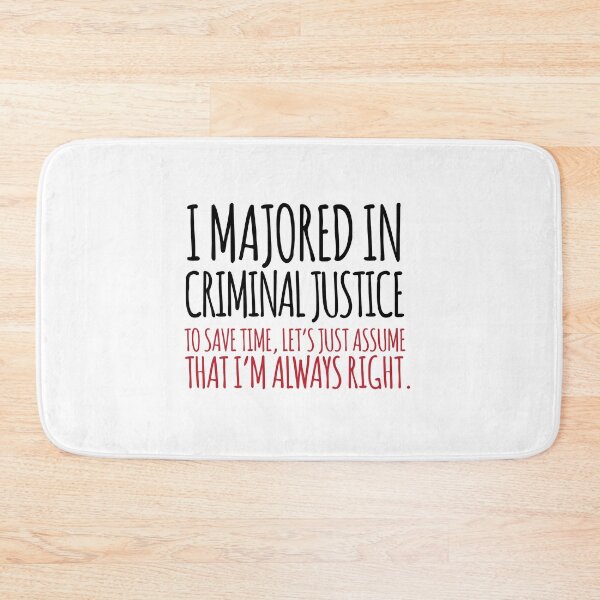 Item preview, Majored in Criminal Justice designed and sold by remoteart.