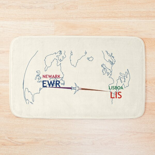 Item preview, EWR-LIS Map designed and sold by TransportTees.