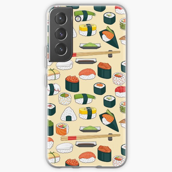 Sushi Seamless Background Samsung Galaxy Soft Case