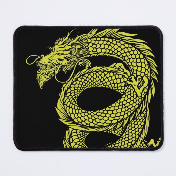 Item preview, Yellow Chinese Japanese Dragon designed and sold by EddieBalevo.