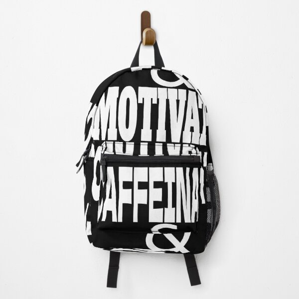 Item preview, CAFFEINATED and MOTIVATED designed and sold by CRINGEWORTHY TEES.