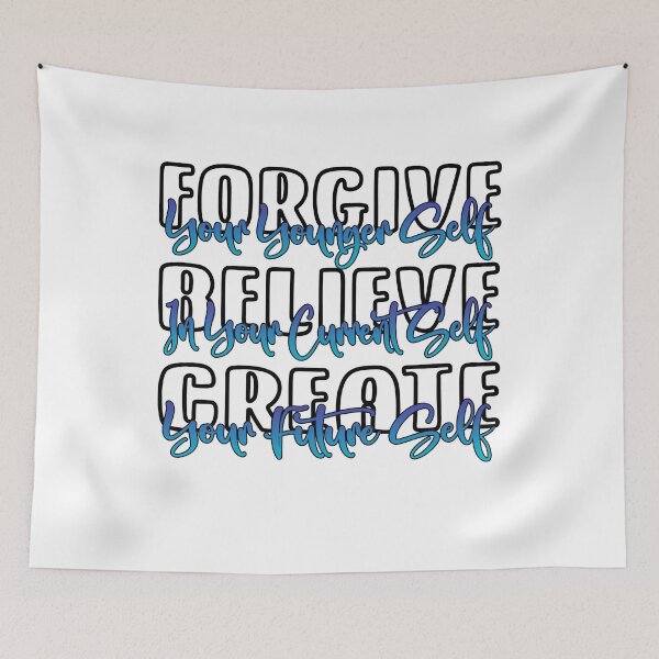 Item preview, Colorful Self Love, Forgive Believe Create designed and sold by AloraDawnEve.
