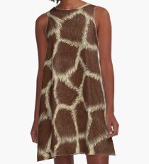 Giraffe Skin print A-Line Dress