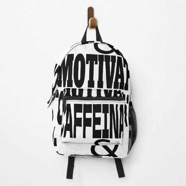 Item preview, CAFFEINATED and MOTIVATED designed and sold by CRINGEWORTHY TEES.