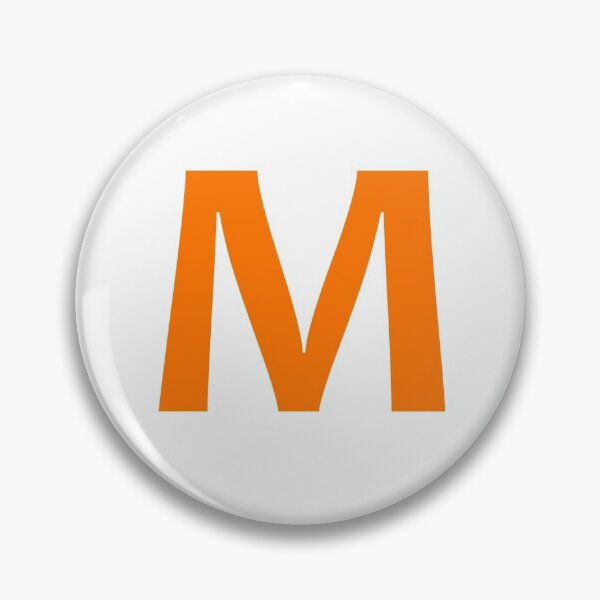 Item preview, Orange color Letter M designed and sold by WECreations.