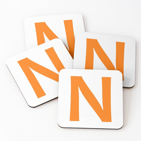 Item preview, Orange color Letter N designed and sold by WECreations.