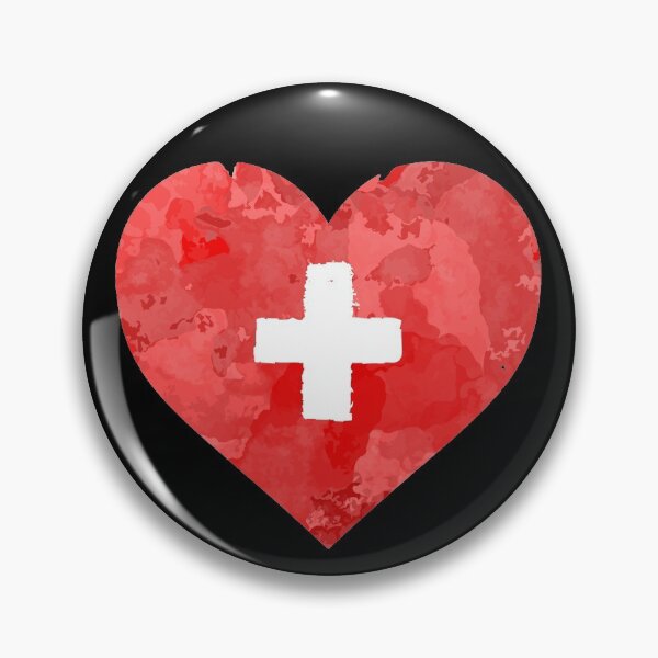 Item preview, Swiss Heart Switzerland Patriot Fan designed and sold by SuperFreshArt.