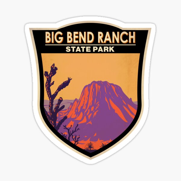 Big Bend Ranch State Park Texas Badge Sticker For Sale By