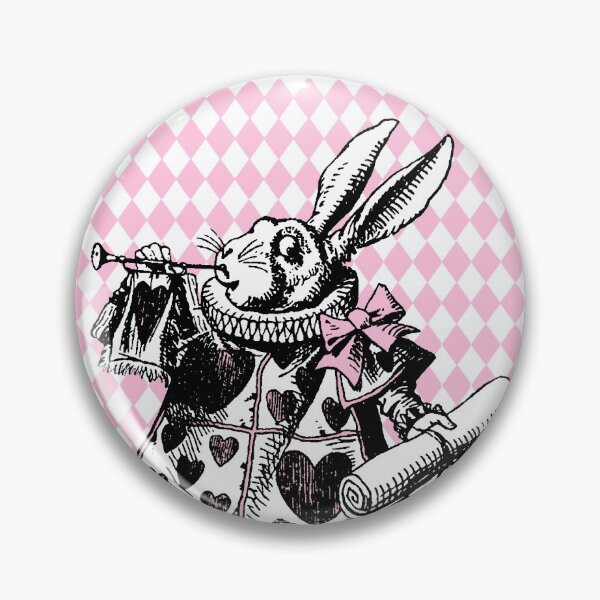 Item preview, Alice In Wonderland White Rabbit in Pink designed and sold by Pixelchicken.