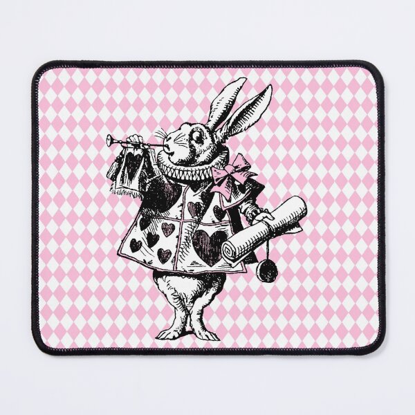 Item preview, Alice In Wonderland White Rabbit in Pink designed and sold by Pixelchicken.