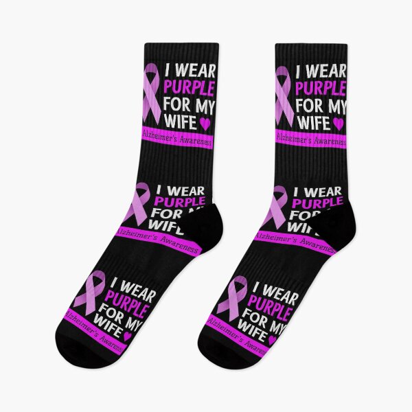 Item preview, Alzheimer's Awareness Purple Heart Ribbon designed and sold by CuteDesigns1.