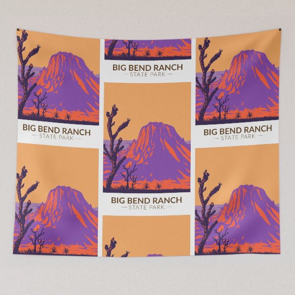 Item preview, Big Bend Ranch State Park Texas Vintage designed and sold by KrisSidDesigns.