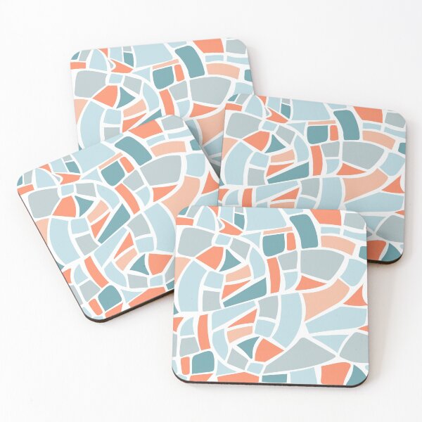 Item preview, Abstract retro mosaic designed and sold by SweetCoolVibes.