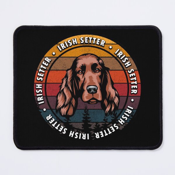 Item preview, Irish Setter distressed sunset retro dog face design designed and sold by SamRVstore.