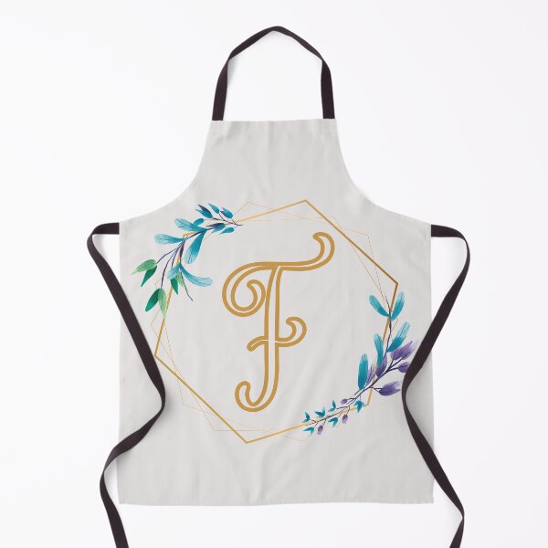 Item preview, Cursive Letter F Floral Frame designed and sold by LetterMom.