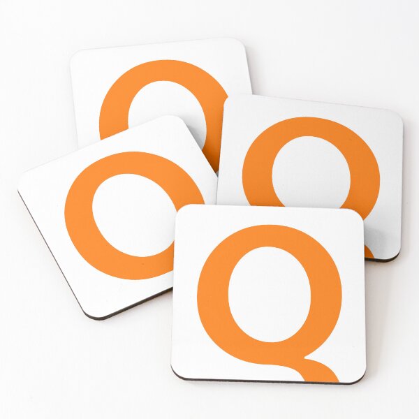 Item preview, Orange color Letter Q designed and sold by WECreations.
