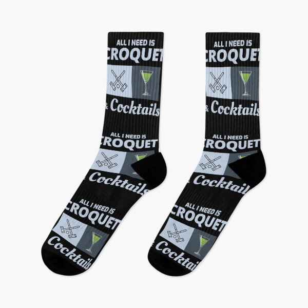 Item preview, Croquet Players Croqueters Cocktails Funny Saying designed and sold by CuteDesigns1.