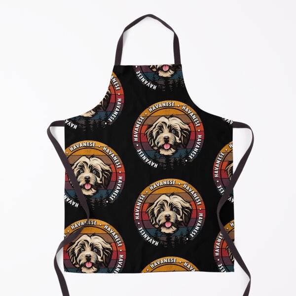 Item preview, Havanese distressed sunset retro dog face design designed and sold by SamRVstore.