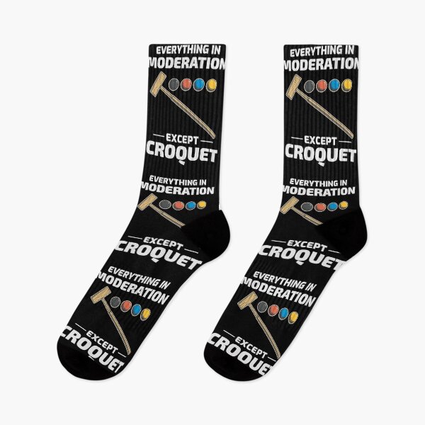 Item preview, Croquet Croqueters Indoor Outdoor Players Funny designed and sold by CuteDesigns1.