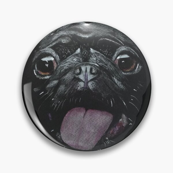 Item preview, Black Pug  designed and sold by Carol Bleasdale.