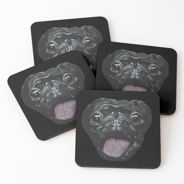 Item preview, Black Pug  designed and sold by Carol Bleasdale.