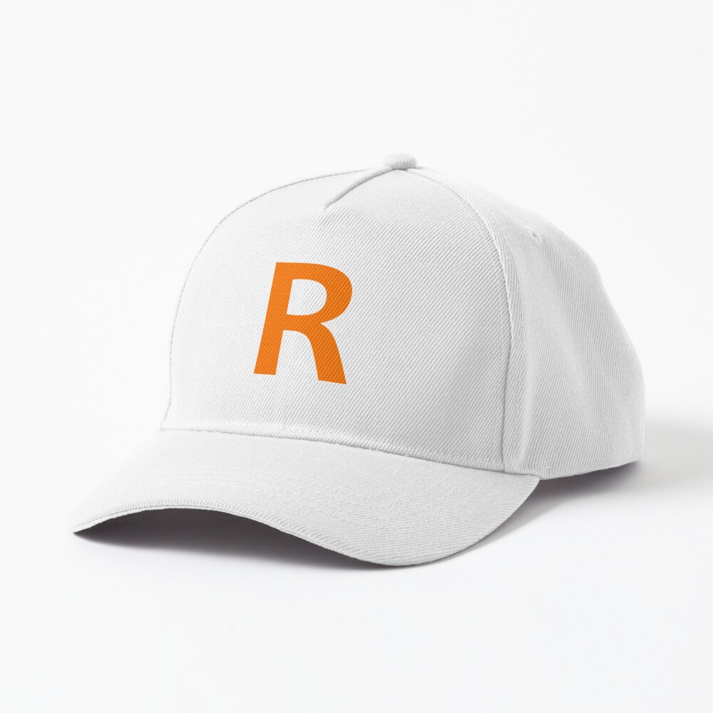 Letter W Orange Baseball Hat