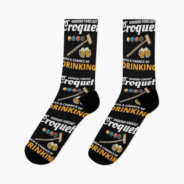 Item preview, Croquet Players Drinking Drink Funny designed and sold by CuteDesigns1.