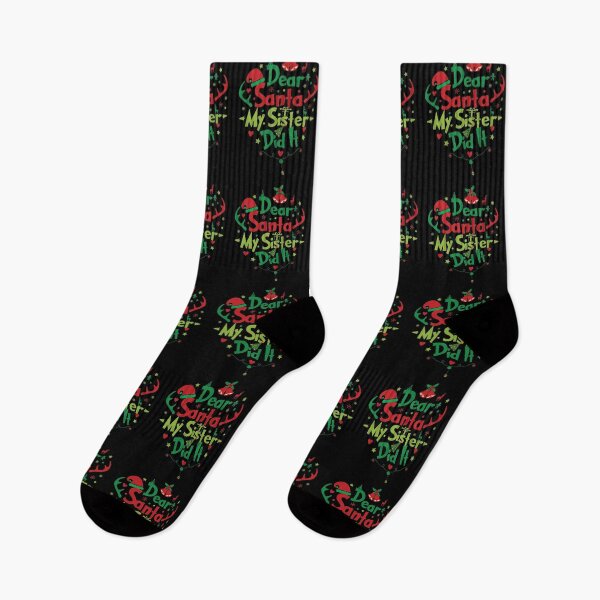 Item preview, Dear Santa My Sister Did It Funny Matching Family Christmas Tee designed and sold by pedrored369.