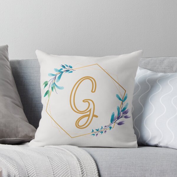 Item preview, Cursive Letter G Floral Frame designed and sold by LetterMom.