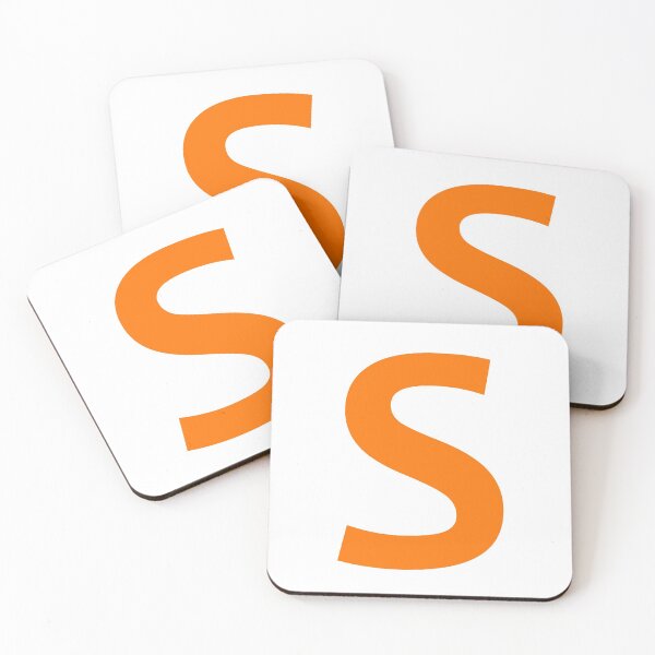 Item preview, Orange color Letter S designed and sold by WECreations.