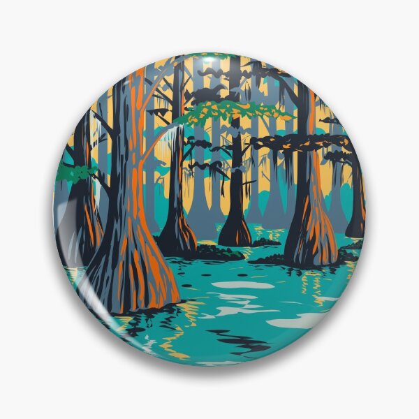 Item preview, Caddo Lake State Park Texas Vintage designed and sold by KrisSidDesigns.