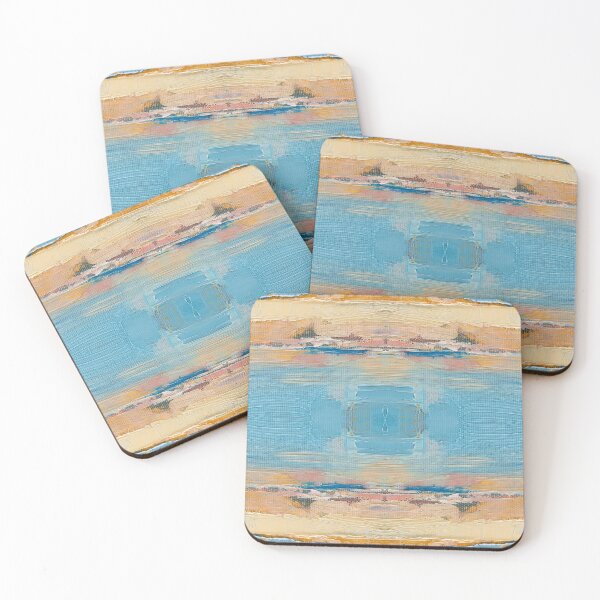 Item preview, Bold Beachy Stripes Painting  designed and sold by Designs By YL.