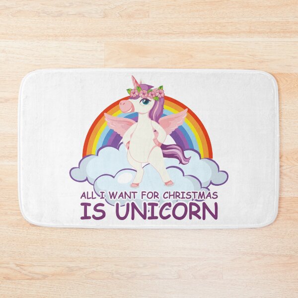 Item preview, All I Want For Christmas Is A Unicorn designed and sold by COLORS STORE.