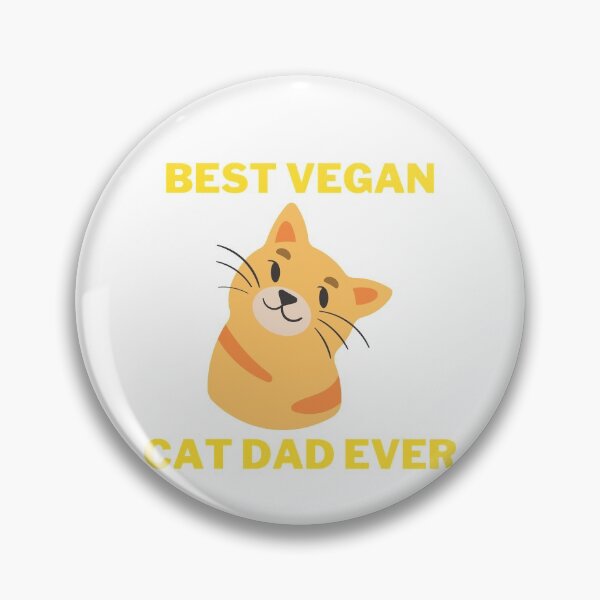 Item preview, Best Vegan Cat Dad Ever designed and sold by 4SeasonsDesigns.