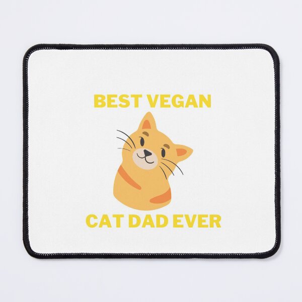 Item preview, Best Vegan Cat Dad Ever designed and sold by 4SeasonsDesigns.