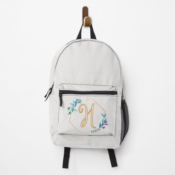 Item preview, Cursive Letter H Floral Frame designed and sold by LetterMom.
